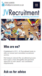 Mobile Screenshot of jvrecruitment.co.uk